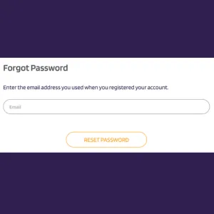 Password resetting form for HappySlots.