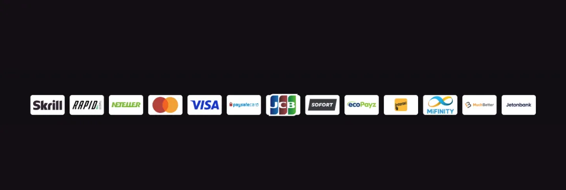 Various payment methods logos for online payments
