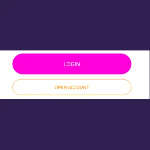 Bright pink Login button for HappySlots.